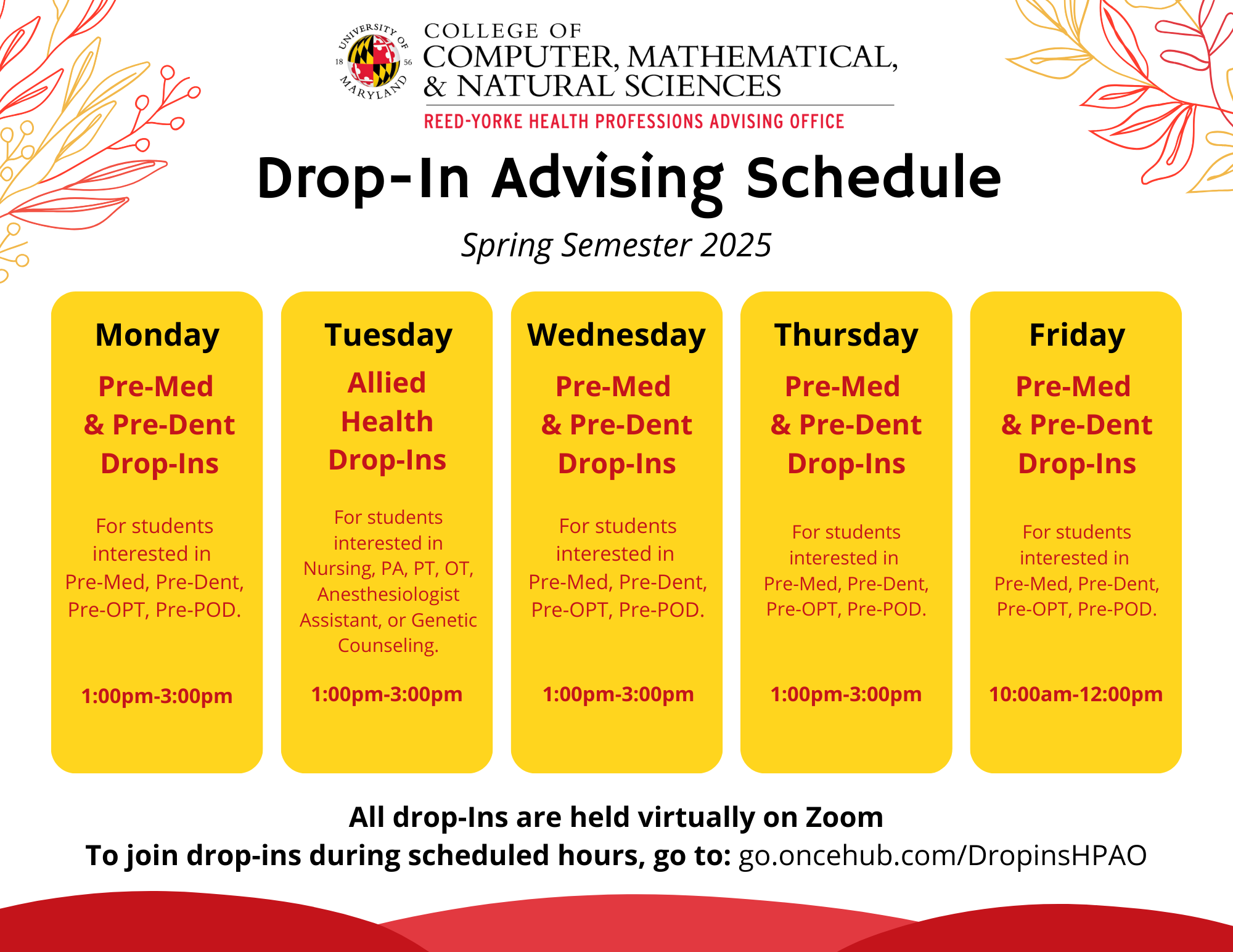 January 2025 Drop-ins